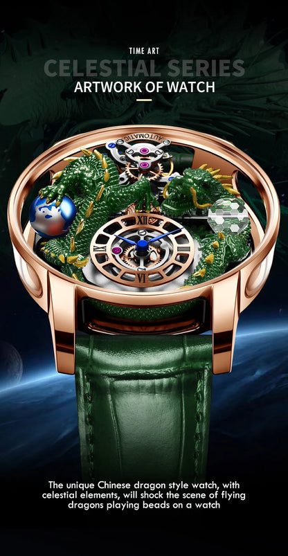 Relógio masculino PINDU Design 2025 NOVO Diamond Tourbillion, relógio de luxo Astronomia de marca premium, quartzo, vidro de safira, impermeável