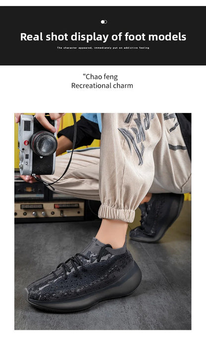 Air Cushion Running Shoes Speciality Marathon Men Sports Breathable Lightweight Women's Comfortable Nonskid Leisure Sneakers