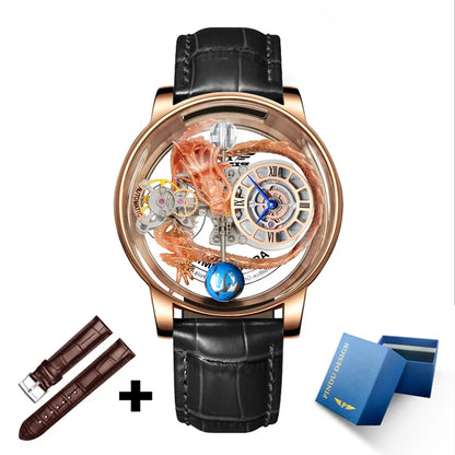 PINDU Upgraded Version Pindu Russian Roulette Celestial Series Quartz Watch Men's Astronomical Casino Las Vegas Men's Watch