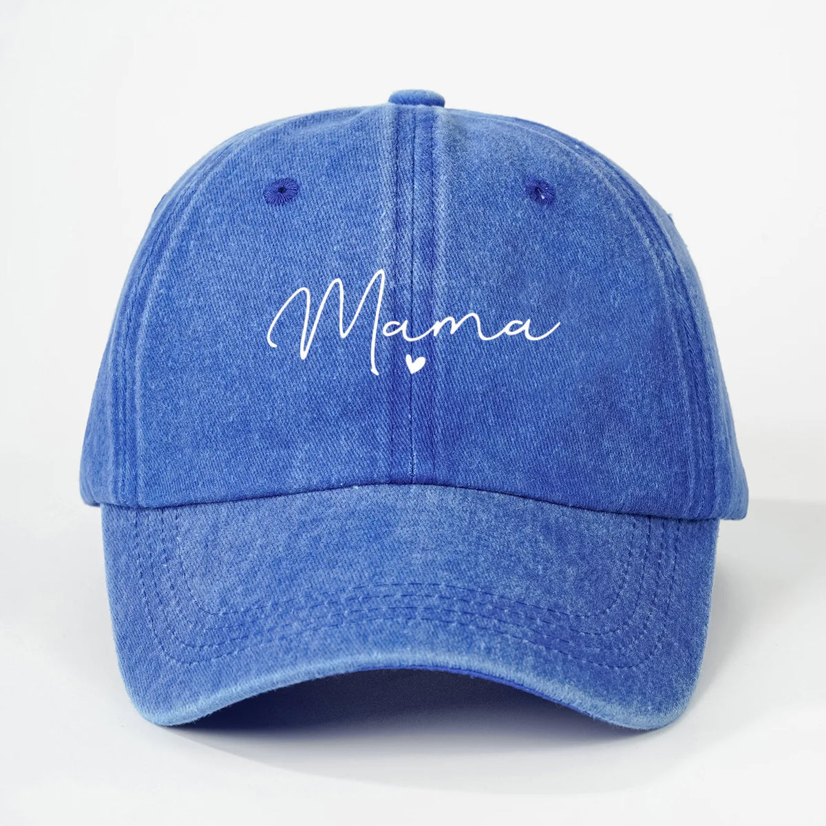 New Printed heart-shaped letters "mama" are fashionable and versatile baseball caps that are suitable for daily outdoor casual w