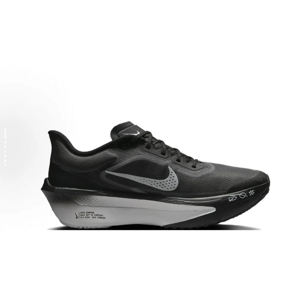 Nike Zoom Fly 6 kényelmes, alacsony szárú, csúszásgátló, tartós futócipő férfiaknak, fekete/szürke FN8454-001