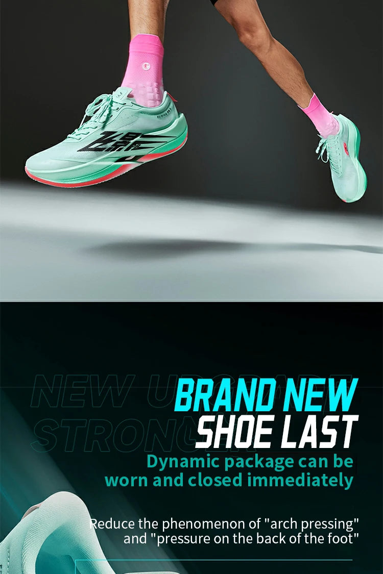 QIAODAN Feiying PB6.0 Men's Marathon Racing Running Shoes Full Palm Carbon Plate Sneakers Lightweight Sports Shoes QDB023261299