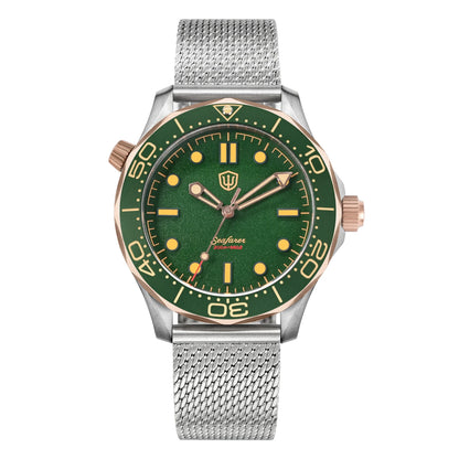 Watchdives 42mm Titanium Dive Watch NTTD VH31 Sweep Second Quartz Movement 200m Waterproof Super Luminous Men Watches