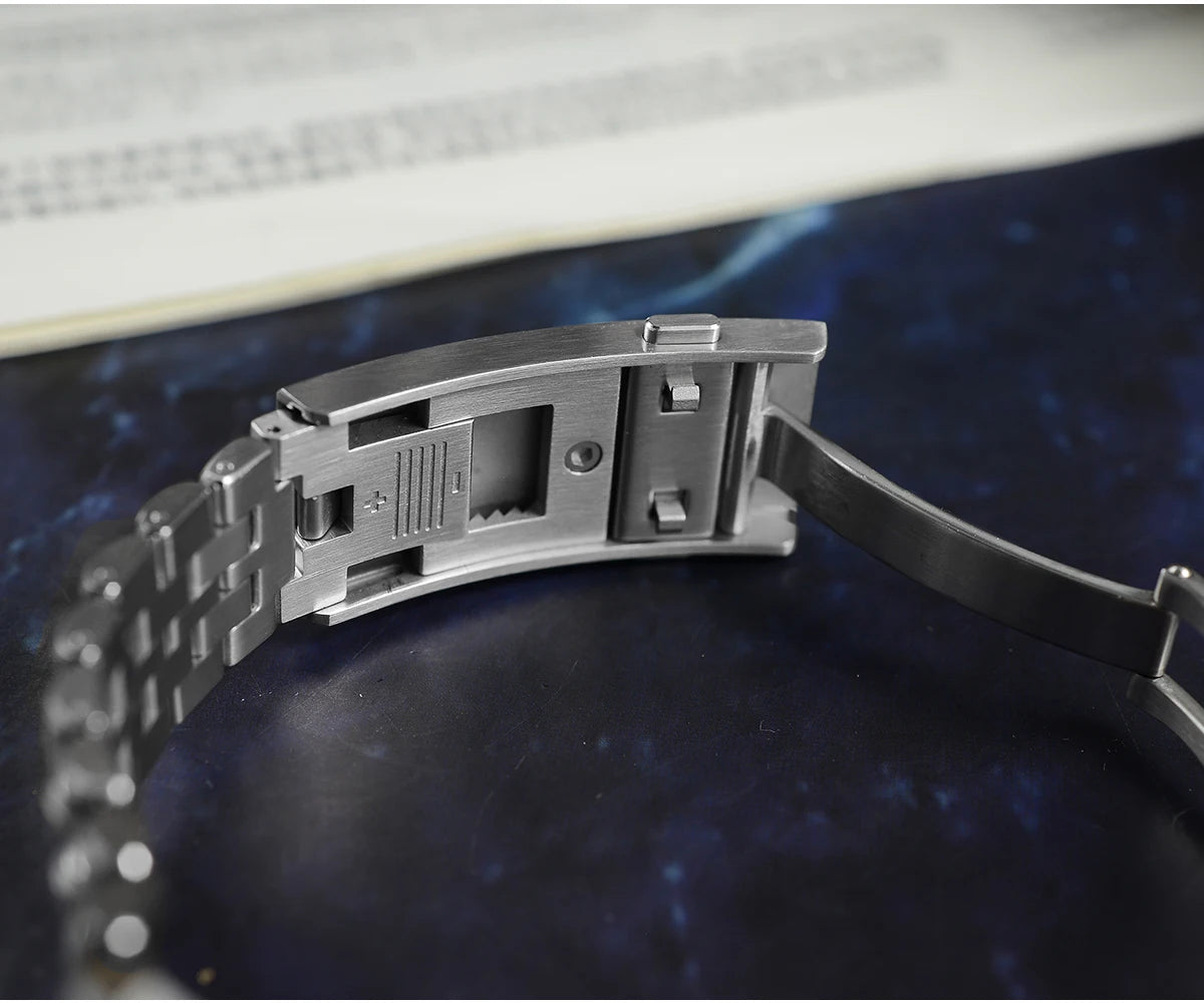 San Martin 39.5mm Retro Chinese Characters Indices Dial Men Pilot Watch YN55 100M Waterproof BGW-X1 Luminous SN0033C