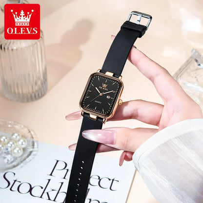 OLEVS 7089 Watch For Women Top Brand Calendar Quartz Woman Watch Waterproof Luminous Simple Fashion Elegant Ladies Hand Clock
