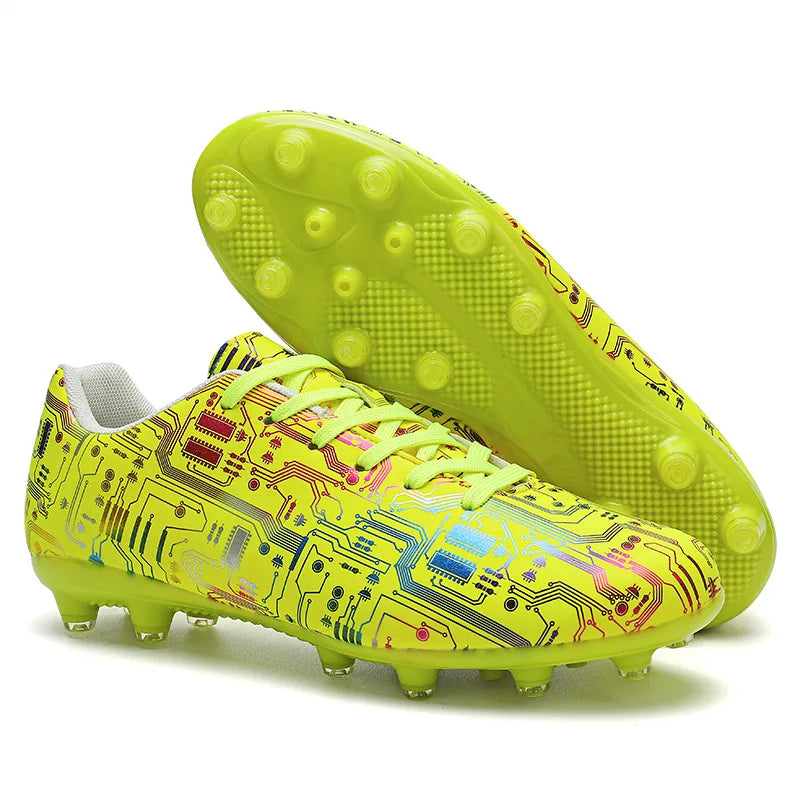 Men's Football Shoe Association Quick Five Up Football Nail Anti slip Professional Ultra Light Training Football Boot Turf