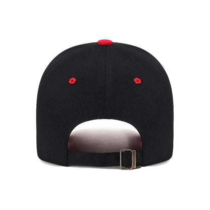 Mode Unisex 3D-broderad bomullsmössa med justerbar snapback-rem, basebollkeps, fotbollskeps, truckerkeps, pappakeps och golfkeps