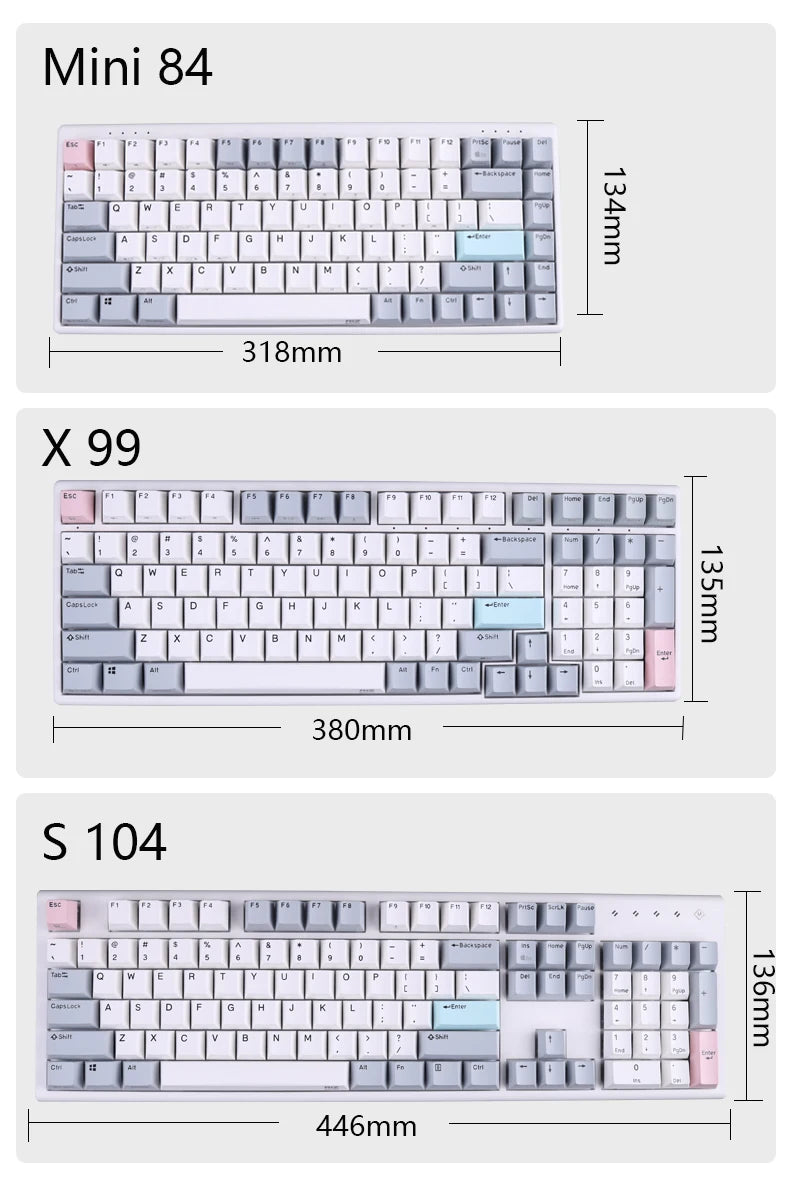 8000Hz Gaming NIZ Mini84 v6 Pro Silent Keyboard Topre Programmable 1ms DRT Capacitive Keyboard 35g 45g Mini 84 X99 S104