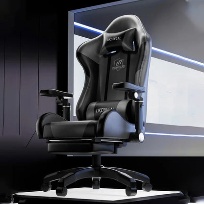 New Gaming Chair 9D Mechanical Dynamic Armrests 3D Lumbar Support Wide Seat Ergonomic Chair Gaming Live Streaming Swivel Chair