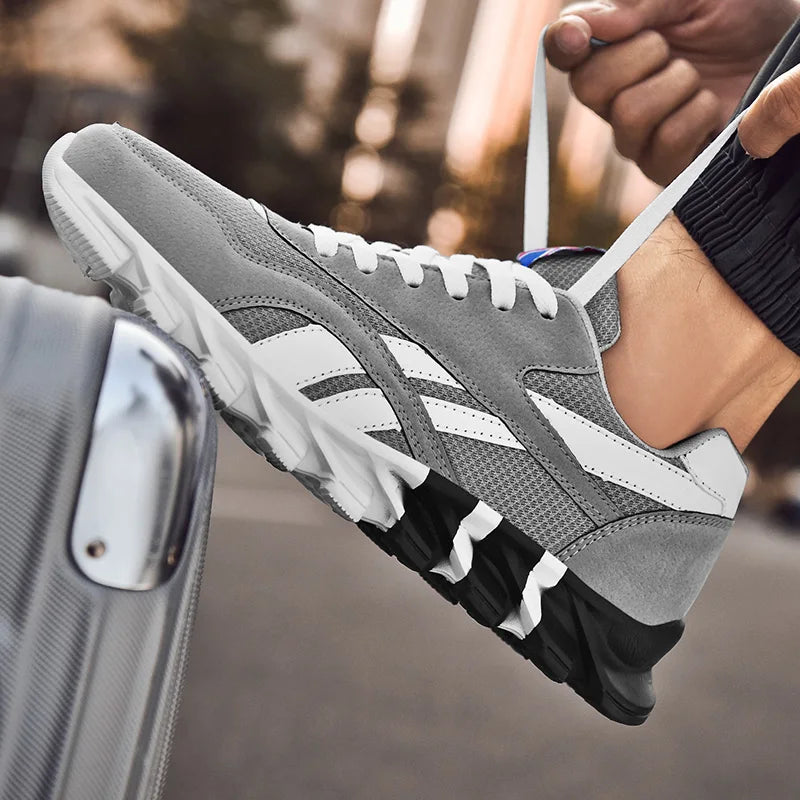 Men's Shoes Marathon Running Sports Shoes Casual Sneakers Soft Comfortable Training Shoes Wear Resistant Sneakers Men Sneakers
