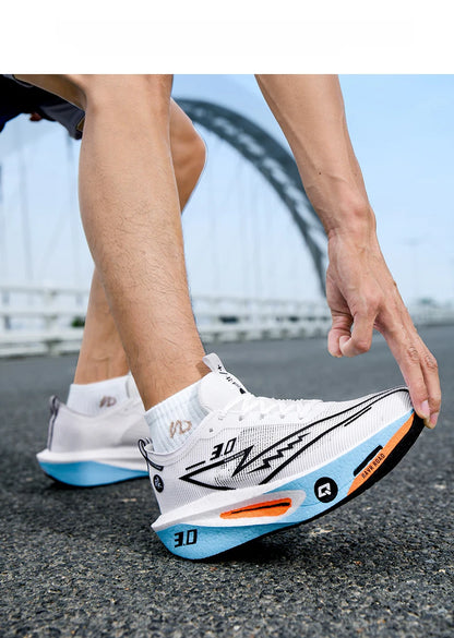 Men Sneakers Mesh Comfort Tennis Shoes 2025 Men's Running Carbon Board 3.0 Cushion Sports Training Jogging Speciality Jog Shoes