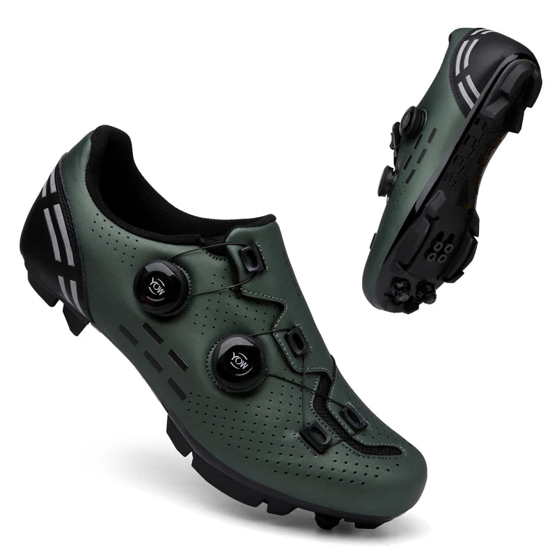 High-Quality Cycling Shoes Men's SPD Self-Locking Racing Bicycle Sports Shoes Women's MTB Mountain Non-Slip Cycling Shoes 36-47