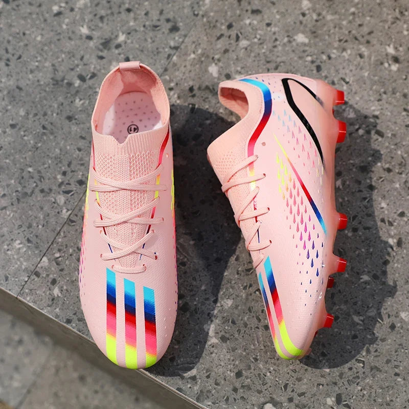 New Men Ultralight Soccer Shoes TF/FG Professional Football Boots Unisex Non-Slip High-quality Wholesale Drop Shipping Training