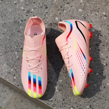 New Men Ultralight Soccer Shoes TF/FG Professional Football Boots Unisex Non-Slip High-quality Wholesale Drop Shipping Training