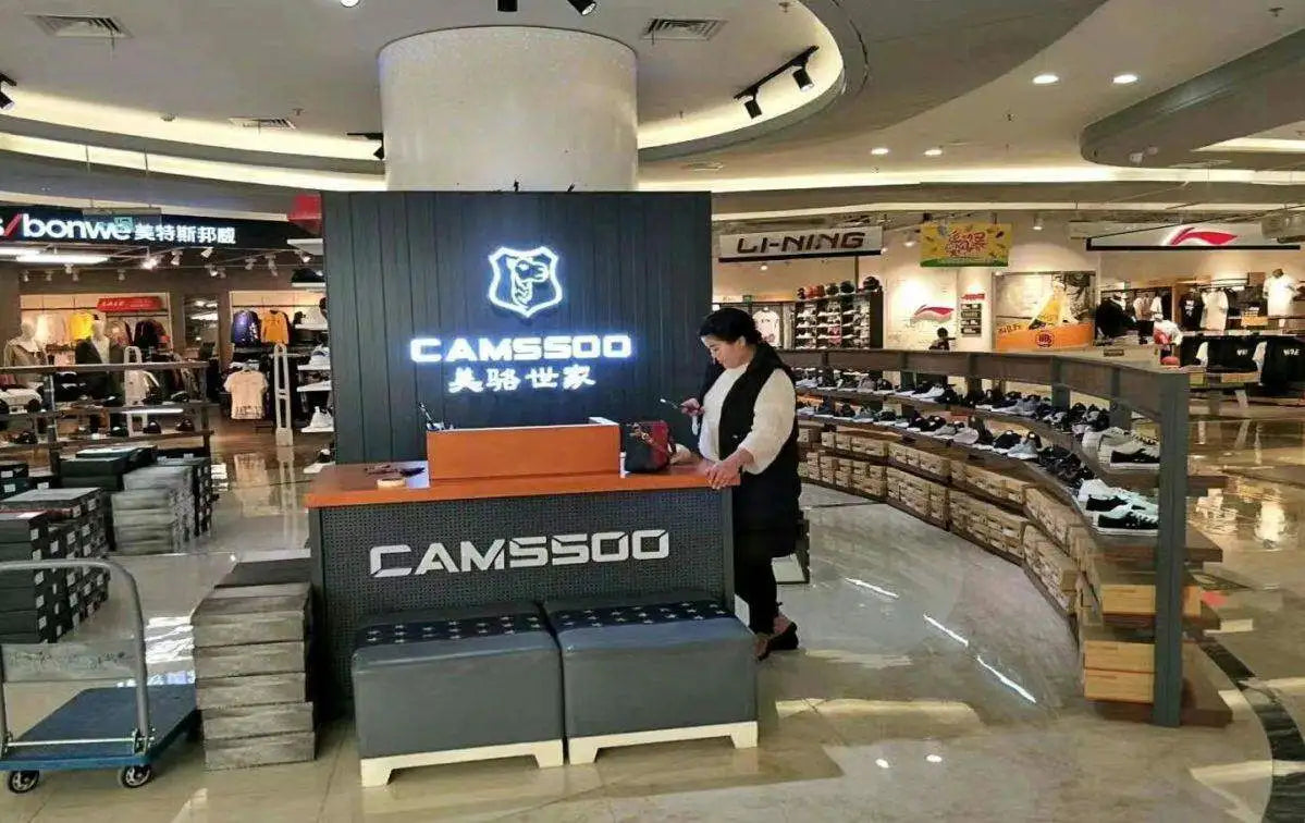 CAMSSOO hiking shoes men summer breathable non-slip running shoes travel outdoor sports cushioning casual boots off-road shoes