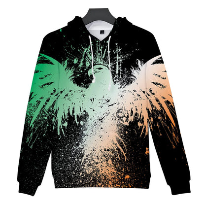 Classic Dolphins tigers wolves galloping horses animal 3D Print Hoodies Long Sleeve Sweatshirts Adult/Child Casual Pullovers