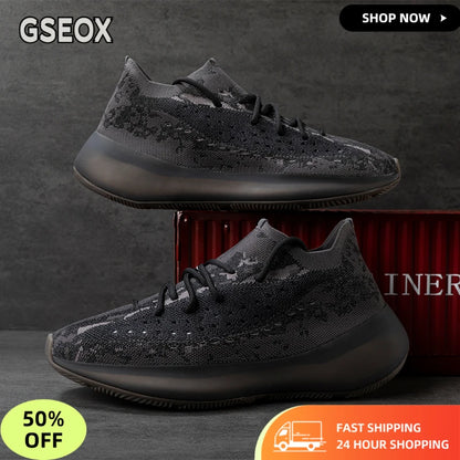 Air Cushion Running Shoes Speciality Marathon Men Sports Breathable Lightweight Women's Comfortable Nonskid Leisure Sneakers