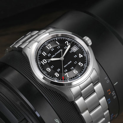 Militado ML08 Quartz Watch Ronda 515 Movement Domed Sapphire Wristwatch BGW9 Luminous 10Bar Waterproof 38mm Vintage Watches