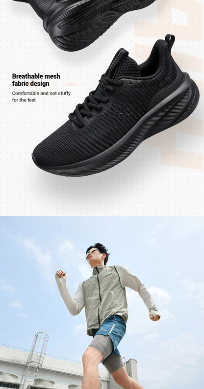 361 Degrees Fengye 5.0 Running Shoes Lightweight Wear Resistant Shock Absorb Breathable Soft Soled Male Sneakers 672542210F