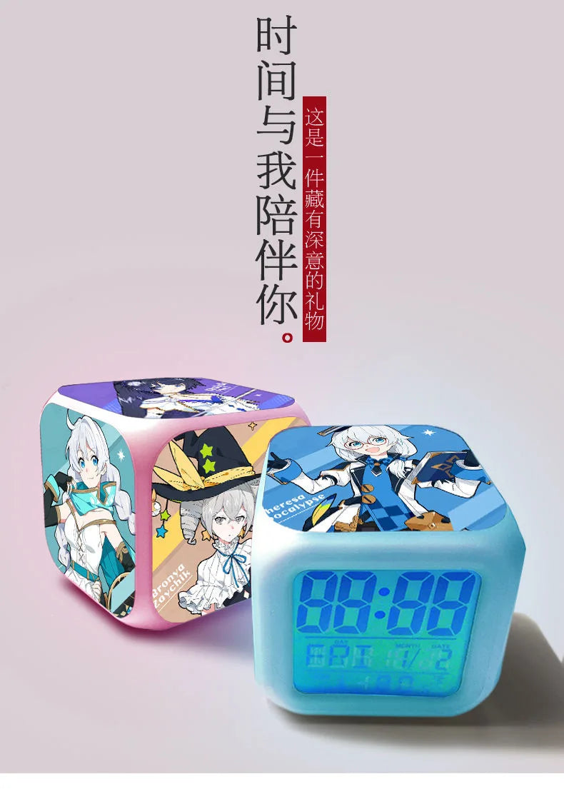 Despertador Fortnite Cute Fashion Cartoon Personalizado Criativo Kawaii Minimalista LED, Presente de Aniversário para Amigos
