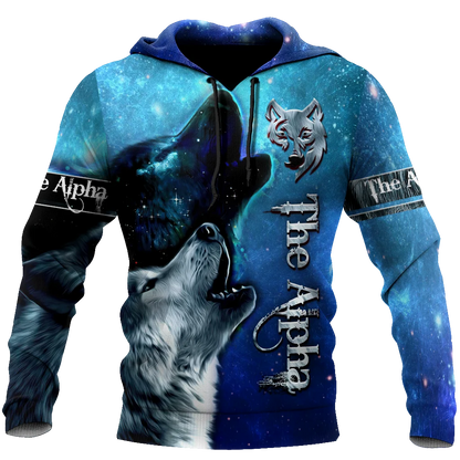 New Wolf Tattoo Vegvisir Black White 3D All Over Printed Men's Hoodie & Sweatshirt Unisex Casual Autumn Tracksuits