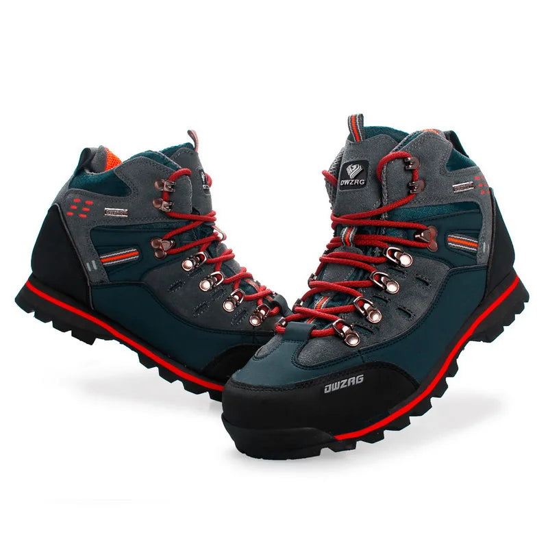 Men Climbing Shoes Outdoor Fashion Anti Slip Wear-resistant Hiking Boots Comfortable Waterproof Snow Walking Travel Sports Shoes