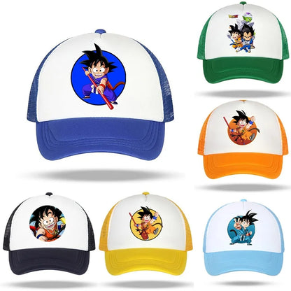 Dragon Ball-baseballkeps för kvinnor och män, solhattar, kepsar med tryck av seriefigurer och anime, bekväma unisex-bomullskepsar för vuxna, perfekta som sommargåvor och festpresenter