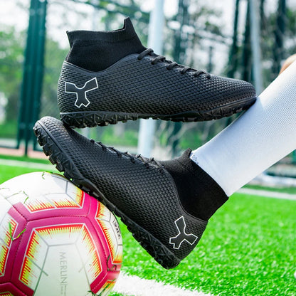 Men Quality Soccer Shoes Durable Boys Football Boots Lightweight Children Football Shoes Futsal Training Sneakers Soccer Cleats