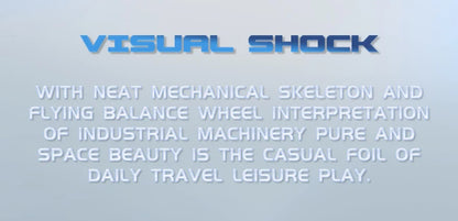 BONEST GATTI New Fully Automatic Men Watch Skeleton Mechanical Watch Rubber Black Band Luminous Barrel Shaped Men Watch
