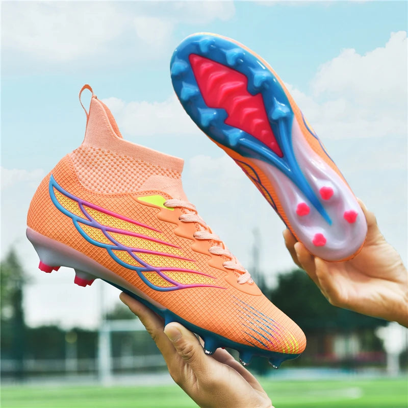 2026 Superfly FG Football Boots Outdoor Soccer Cleat Black Shoes Soft Sport Professional Shoes Breathable Comfortable Boots Plus