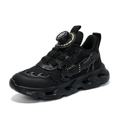 Dziecięce buty sportowe – modne, siateczkowe, studenckie, amortyzowane buty treningowe – nowe, oddychające, antypoślizgowe buty do codziennego biegania