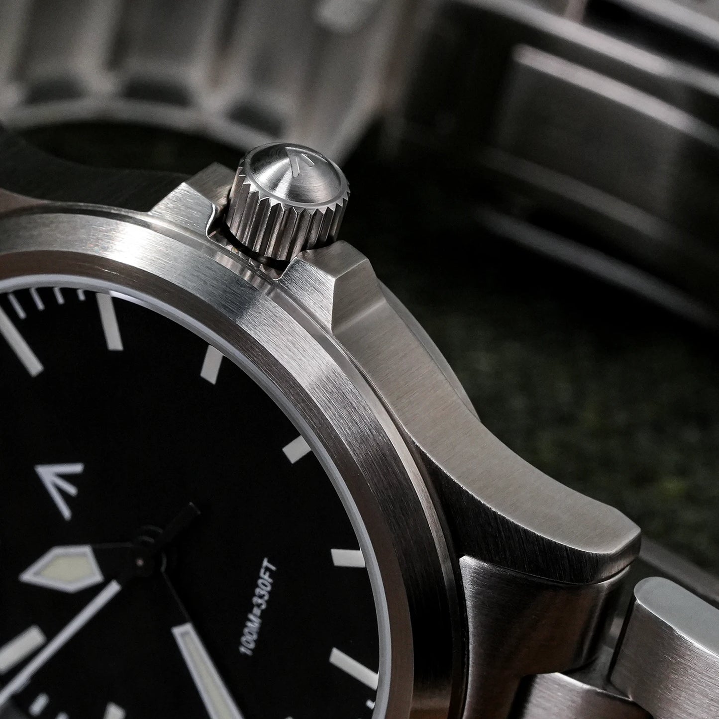 Militado  ML18 36mm Men Watch VH31 Quartz Movement Watches Luminous Sapphire Double Domed Crystal Waterproof Vintage Wristwatch