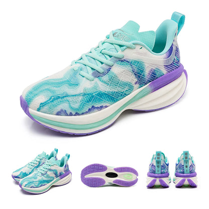 ONEMIX Chinese Sports Shoes New Shock-absorbent Men Running Shoes Non-slip Breathable Lightweight Outdoor Women Sneaker