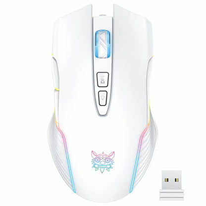 Lenovo CW905 Wireless Gaming Mouse 3600 DPI RGB Ergonomic Gaming Mouse with 7 Buttons, Adjustable DPI, USB Gaming Mouse for PC & Laptop