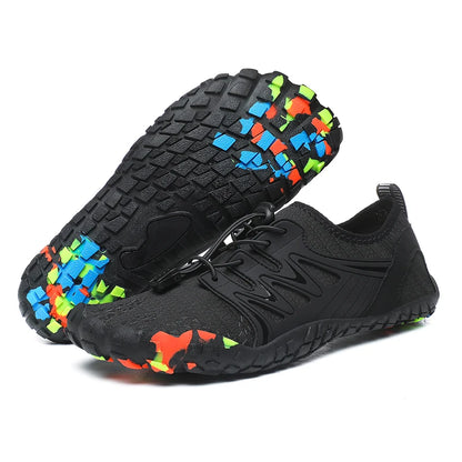 Men's Trail Running Shoes, Lightweight Athletic Zero Drop Barefoot Shoes Non Slip Outdoor Walking Minimalist Shoes for Women