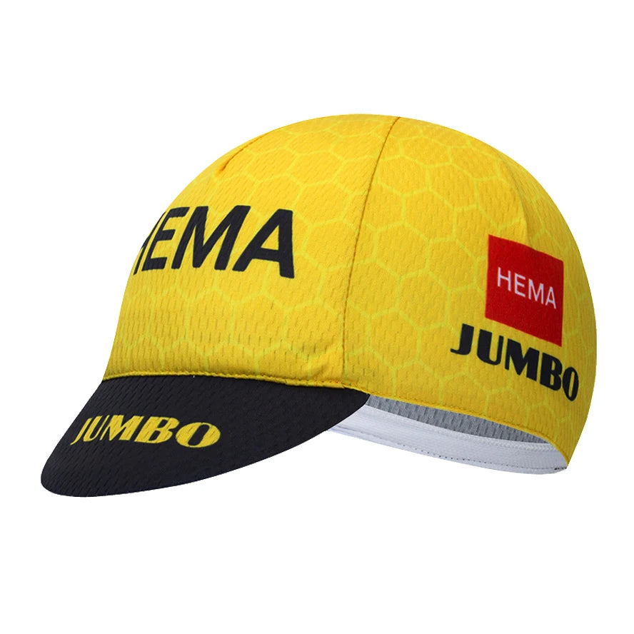 Tour 2025 Cycling Hat UAE Team FDJ Classic Cycling Caps Quick Dry Team Bike Mountain MTB Racing Bicycle Hat Under Helmet