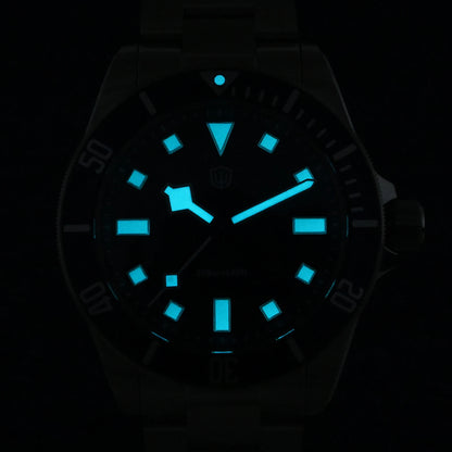Watchdives WD1969 Pro 38mm Quartz Watch VH31 Sweep Seconds Movement 20Bar Waterproof BGW9 Blue Luminous Sapphire Glass Watches