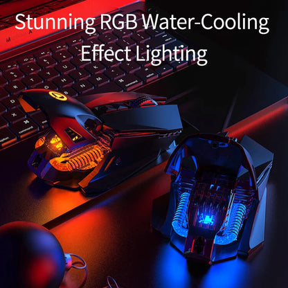 Rato Gaming eSports com Fio e Retroiluminação RGB, 200-7200 DPI Ajustáveis, USB com Fio para PC, Portátil e Jogos FPS