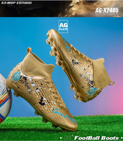 High Quality Soccer Cleats for Men Soccer Shoes Society Boys Football Boots Children Football Shoes Sneakers Unisex Soccer Boots