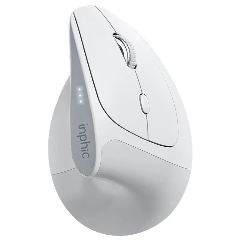 Rato sem fios vertical Inphic X9 PRO, carregamento rápido Type-C, ergonómico e silencioso, para escritório, portátil, PC, computador e gaming