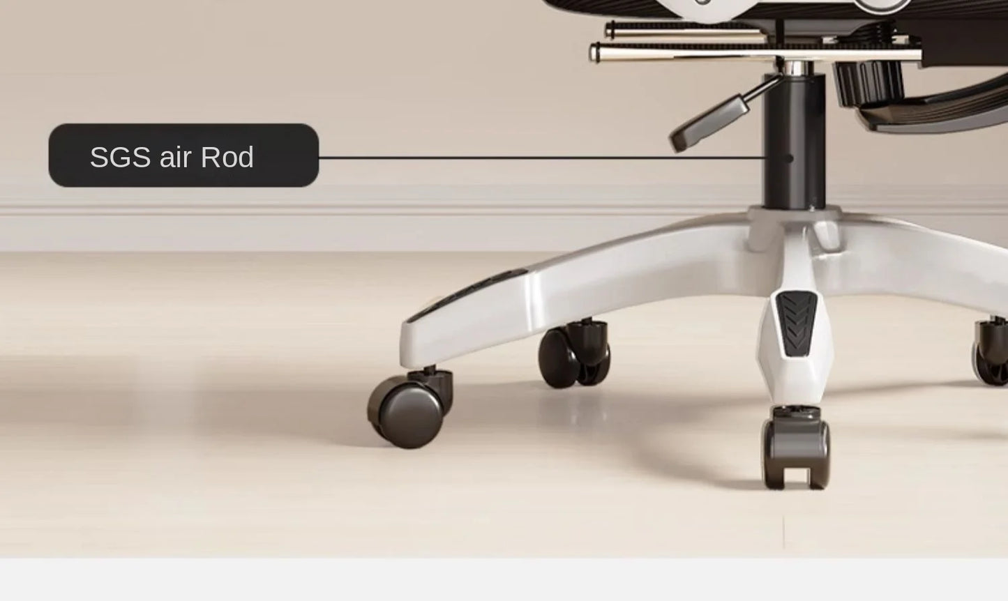 Ergonomic Reclining Seat, Comfortable Office Chair, Household Computer Chair, Student Dormitory, Gaming Chair with Footrest