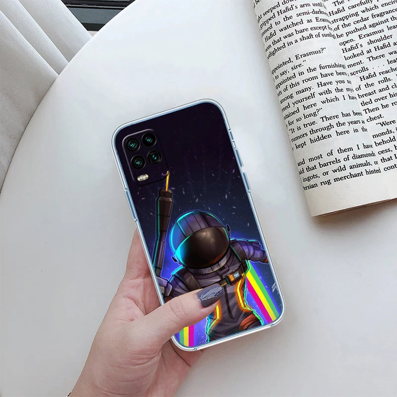 Capa Transparente para Telemóvel F-Fortnites-Poster para Samsung Galaxy A04 A04S A14 A23 A34 A54 M23 M33 M52 M53