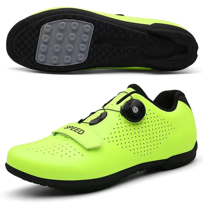 New Unisex pedal Cycling Shoes Flat shoes Suitable For Mountain Sports Pedal Self-Locking Cycling Shoes Breathable Cycling Shoes