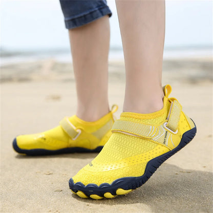 Kids Aqua Shoes Summer Beach Five Fingers Barefoot Water Shoes Swimming Lightweightl Non-slip Seaside River Children Sneakers