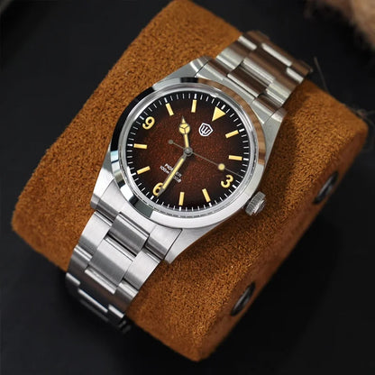 Watchdives WD1016 V3 36Mm Vintage Watch VH31 Sweep Quartz Watches Man Enamel Blue K1 Bubble Mirror Sapphire Lumes 10Atm Relojes