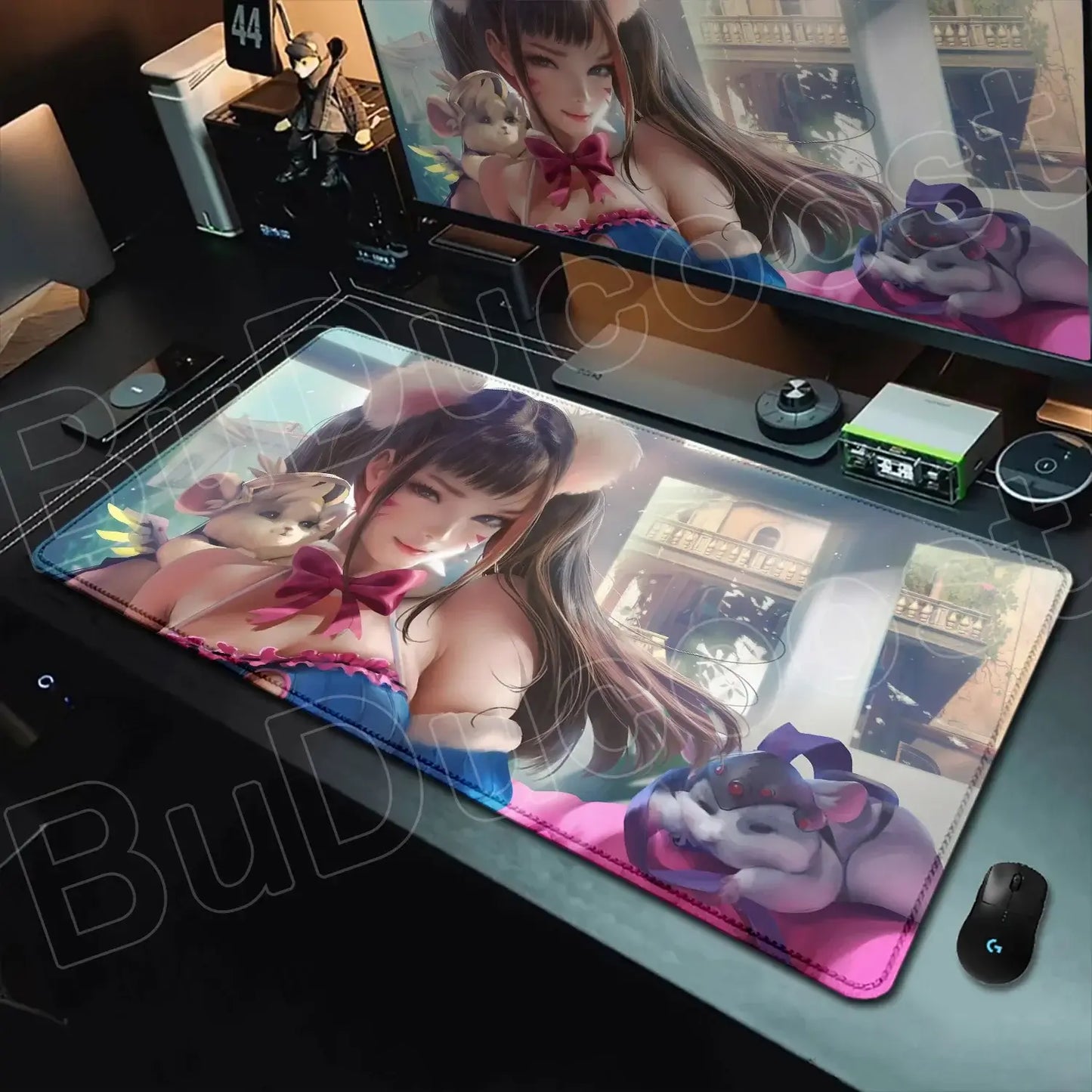 Overwatch Gaming Anime Girl Large XXL Mouse Pad HD Printing Computer Keyboard Mats Laptop Office Rubber Soft Desk Rug 900x400 MM