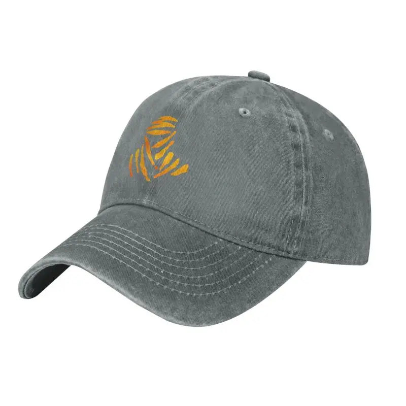 Vintage Racing Off Road D-Dakares Rally-baseballkepsar, unisex-modell, slitna och tvättade solkepsar, resekepsar, ostrukturerade mjuka kepsar