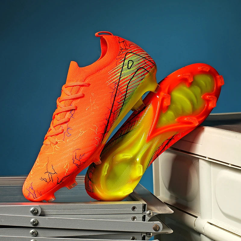 New Men's Football Boots Wholesale Cleats Non-Slip Sneakers Training Soccer Shoes Top Quality FG Drop Shipping Unisex Adult
