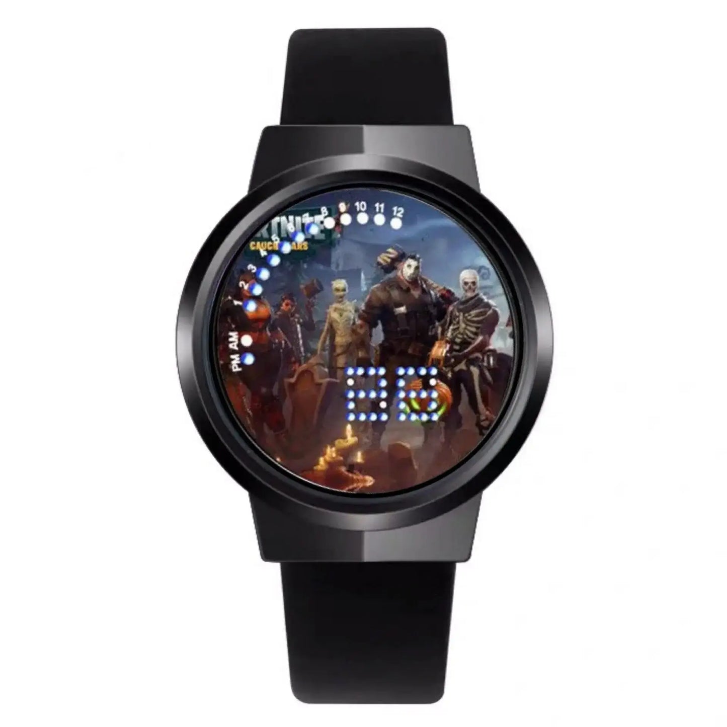 Orologio Fortnite Cute Fashion Cartoon personalizzato Kawaii Touch con luce notturna LED, orologio elettronico per studenti, regalo per amici
