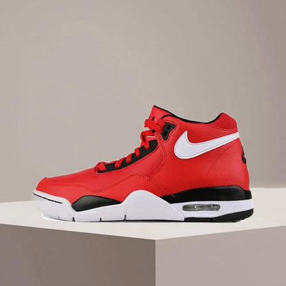 Nike Flight Legacy Mid-Top Retro Basketball Shoes with Slip-Resistant, Durable, and Cushioned Construction - Unisex BQ4212-600